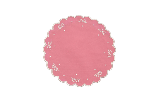 RIBBIA PINK FABRIC PLACEMAT