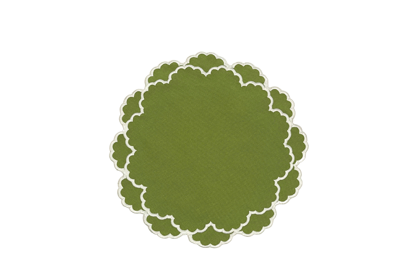 CRESSIDA GREEN FABRIC PLACEMAT