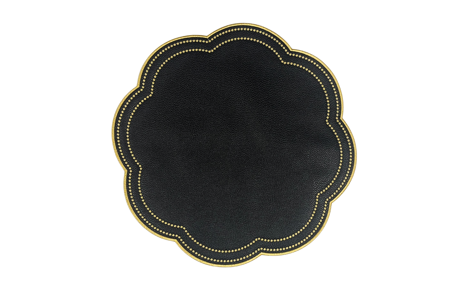 NURTURE BLACK GOLD FAUX LEATHER PLACEMAT