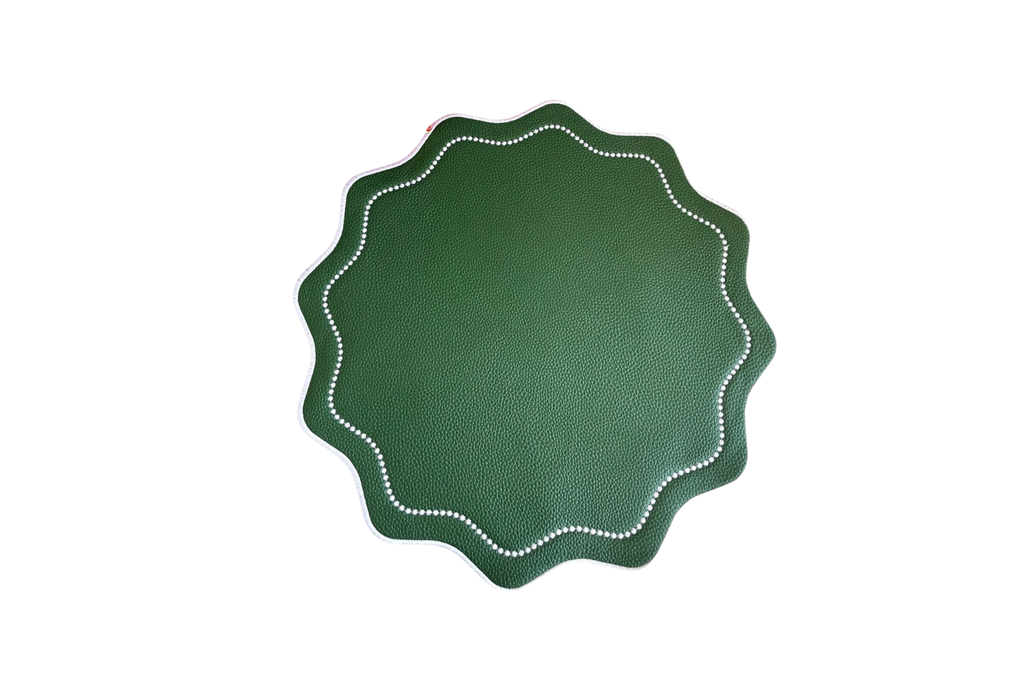 OPUS GREEN FAUX LEATHER PLACEMAT