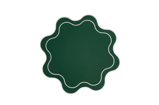 HAVEN GREEN FAUX LEATHER PLACEMAT