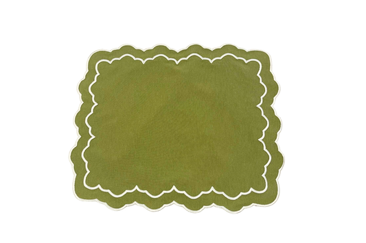 ELARA GREEN FABRIC PLACEMAT