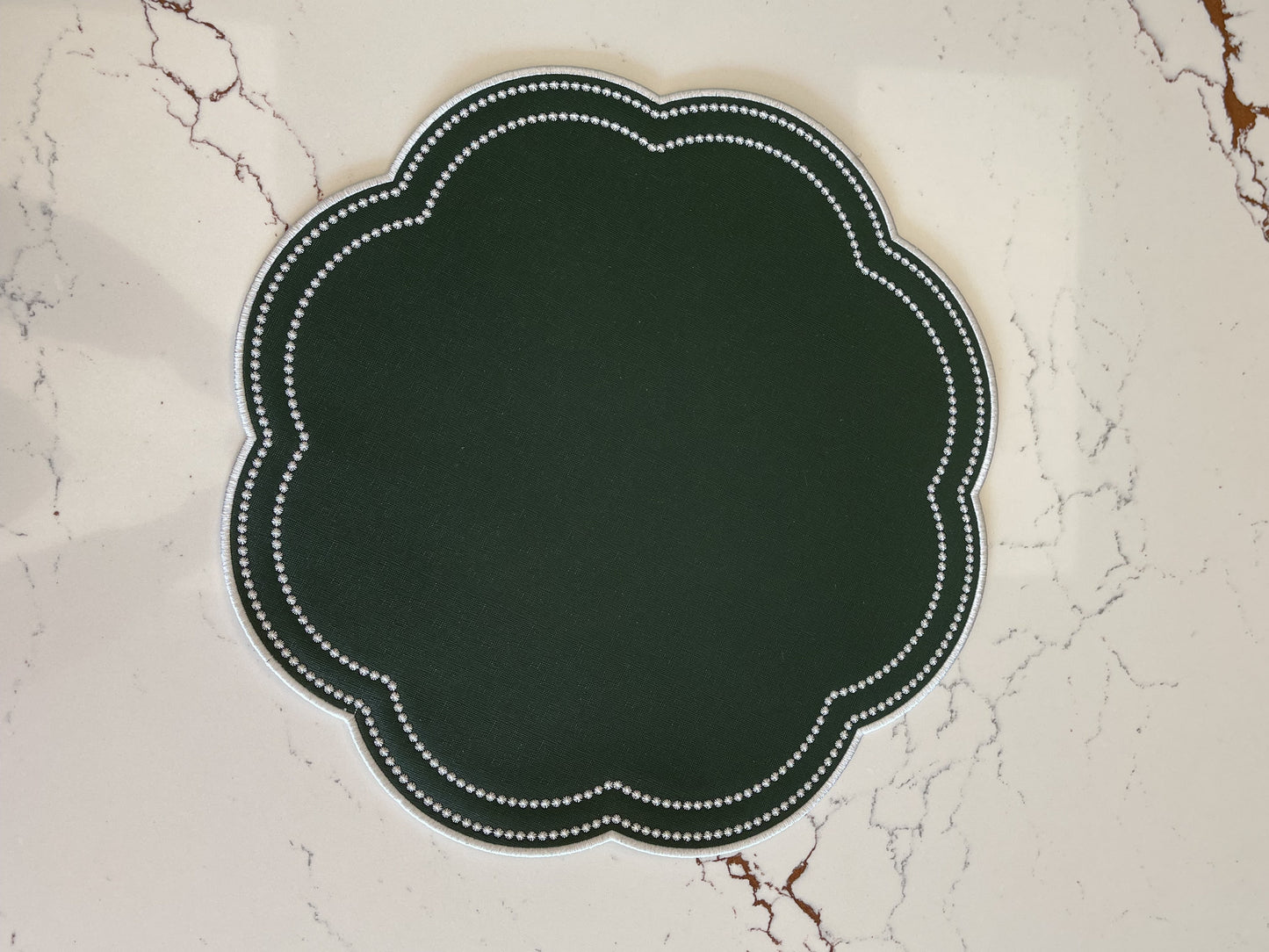 NURTURE GREEN FAUX LEATHER PLACEMAT