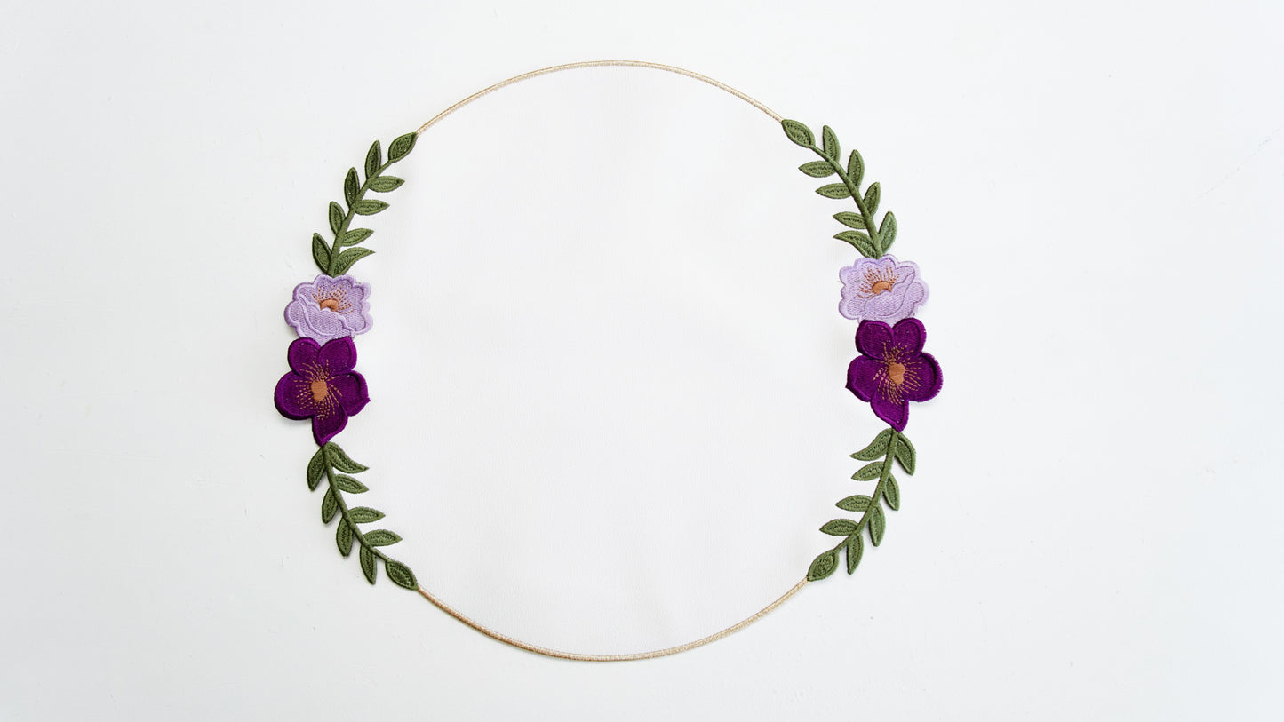 JASMINE WHITE FAUX LEATHER PLACEMAT