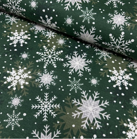 JINGLOW GREEN CHRISTMAS RECTANGLE TABLECLOTH