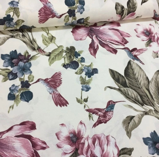 NOVA PINK BIRD RECTANGLE TABLECLOTH