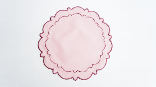HARMONY PINK FABRIC PLACEMAT