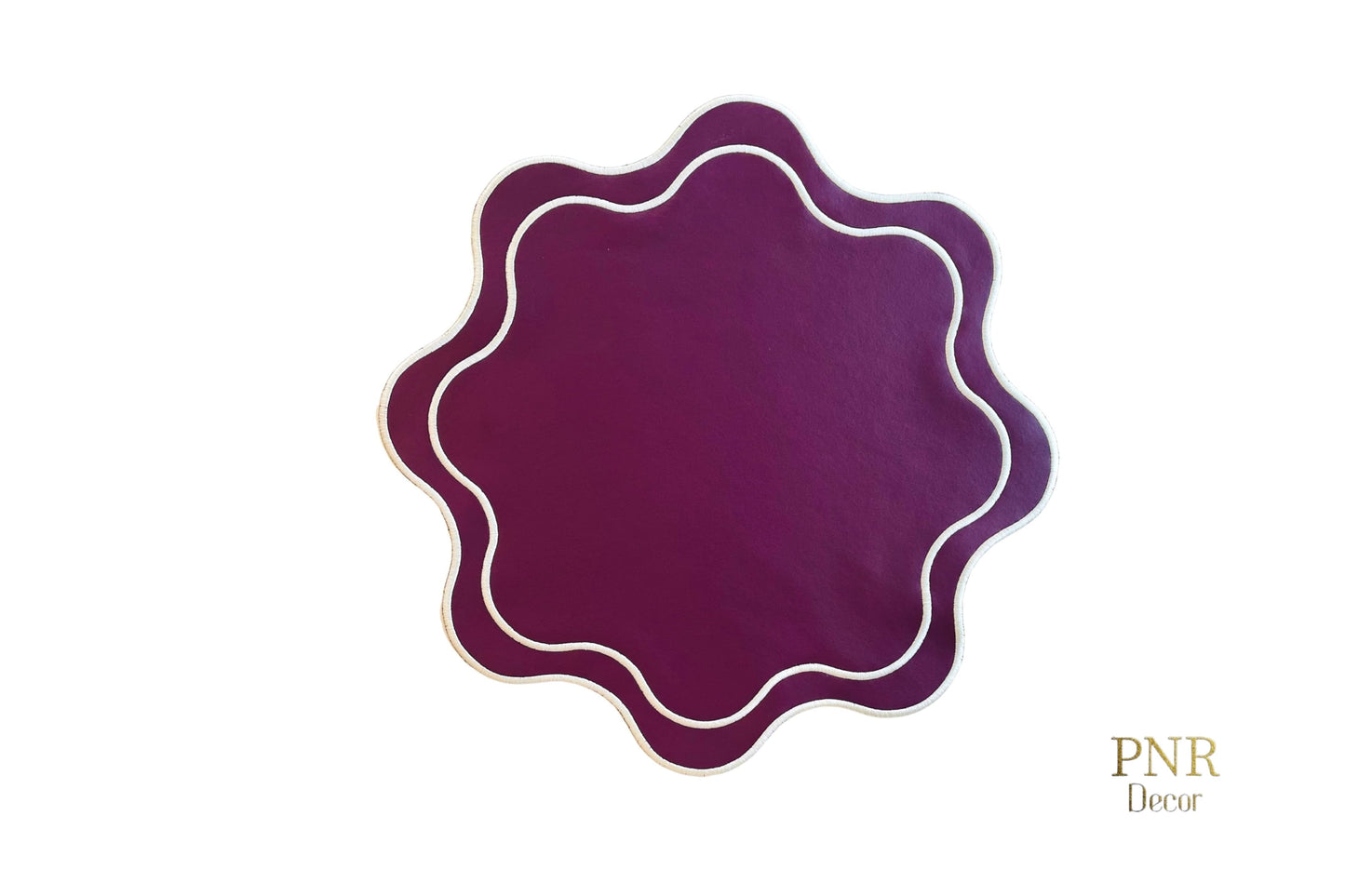 HAVEN BURGUNDY FAUX LEATHER PLACEMAT