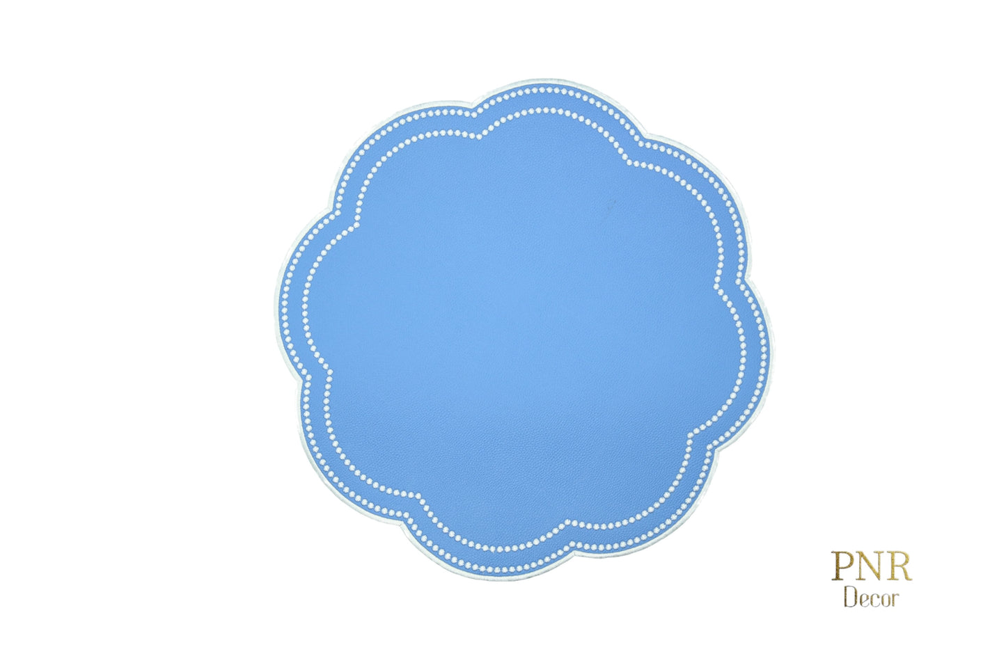 NURTURE LIGHT BLUE FAUX LEATHER PLACEMAT