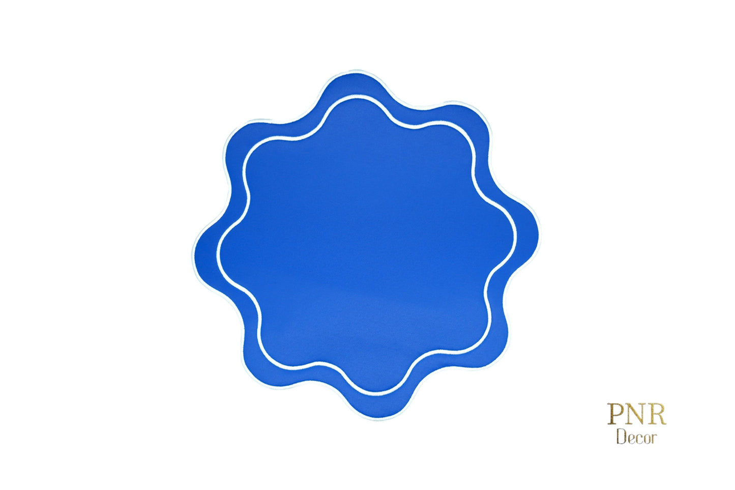 HAVEN BLUE FAUX LEATHER PLACEMAT