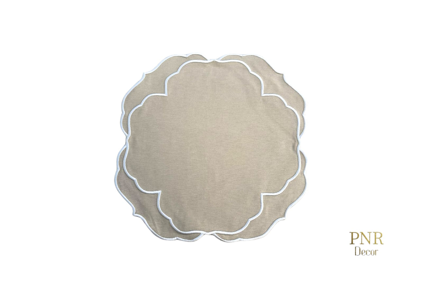 SORELLE BEIGE FABRIC PLACEMAT