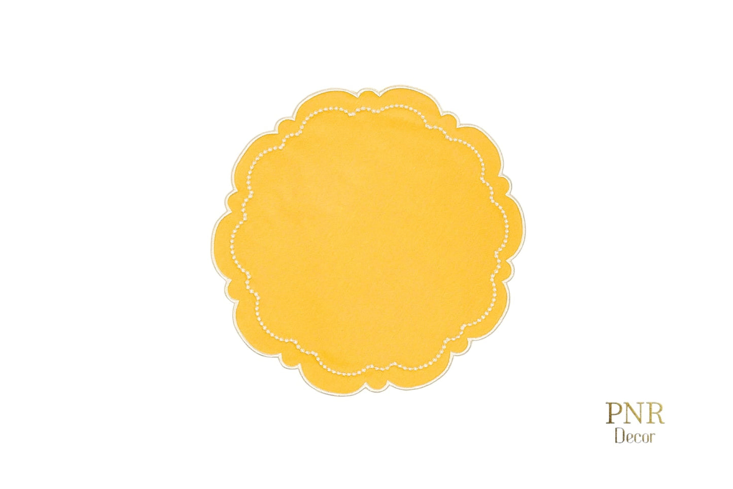 VELORA YELLOW FABRIC PLACEMAT