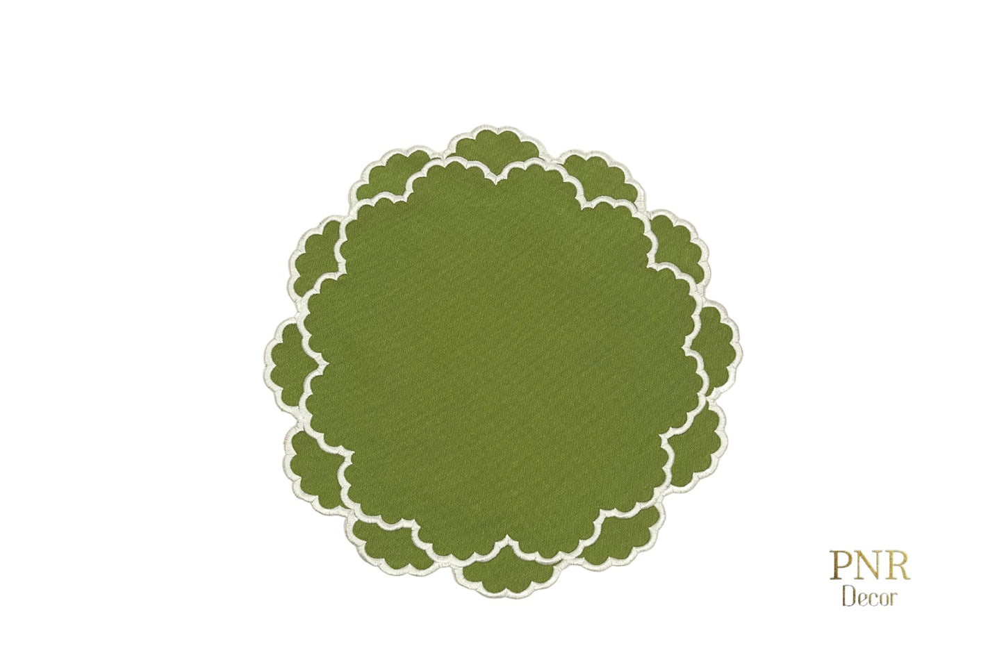 CRESSIDA GREEN FABRIC PLACEMAT